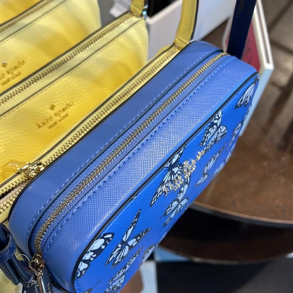 Kate Spade staci mini camera bag butterfly sky blue multi
KB521 - Picture 5 of 16
